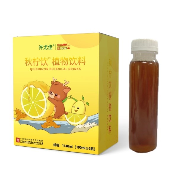 许尤佳®秋柠饮™植物饮料1140ml(190ml×6瓶)