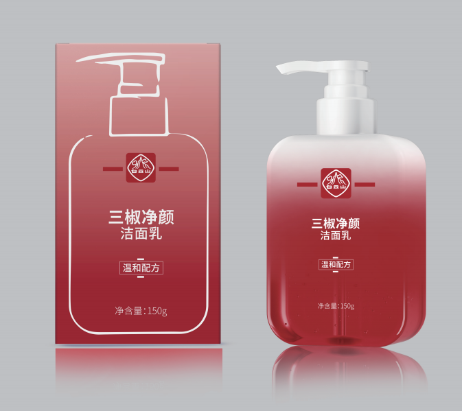 白云山三椒净颜洁面乳150g/盒