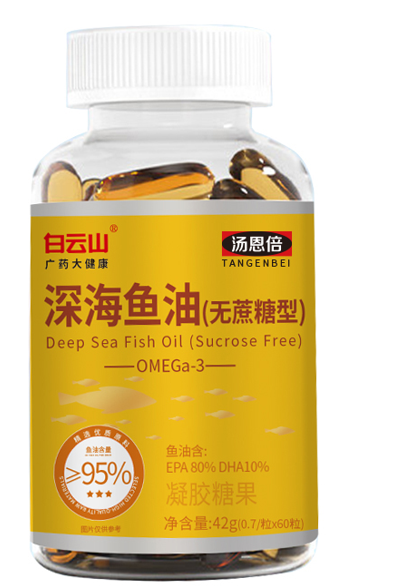 汤恩倍®深海鱼油凝胶糖果(无蔗糖型)42g(0.7g/粒*60粒)