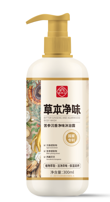 白云山苦参沉香净味沐浴露300ml/瓶